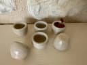 Vintage French Snail Pots en Gres