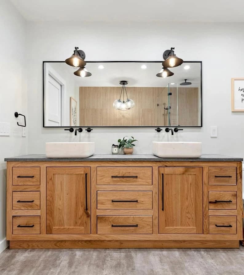 Local taxes included (where applicable) 96" Butternut Vanity Base