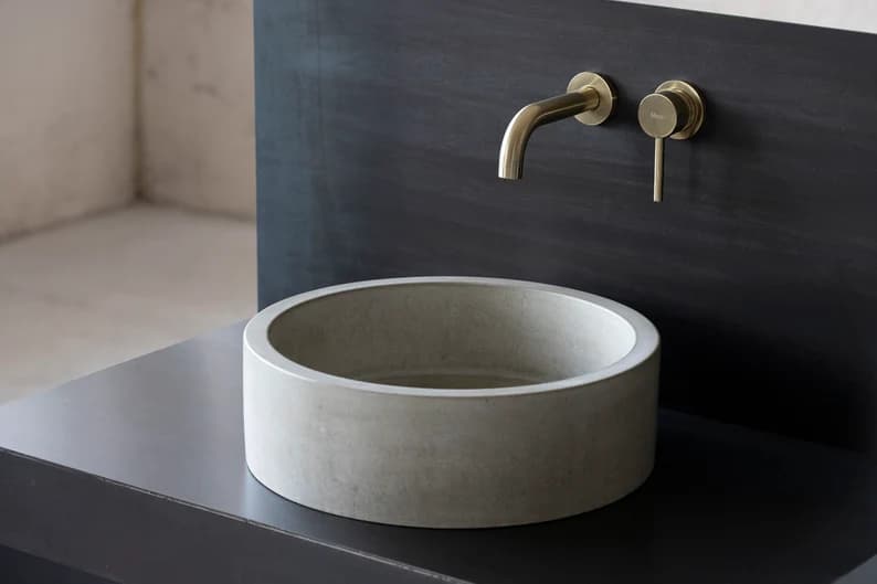 Concrete sink | Wash basin | Round sink | D40cm\D36cm\D32cm\25cm