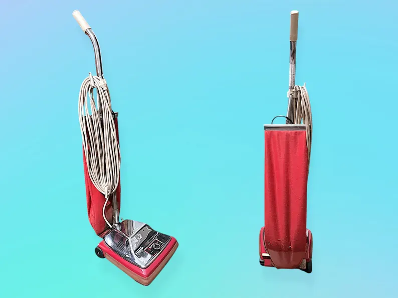 Vintage Red SANITAIRE Vacuum Cleaner.Works!