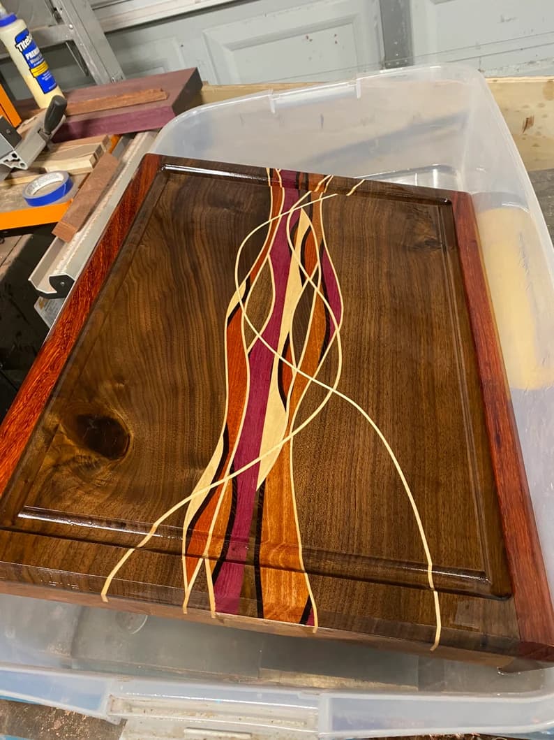 Custom Exotic Hardwood Cutting Boards